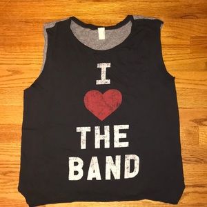 I love the band tank